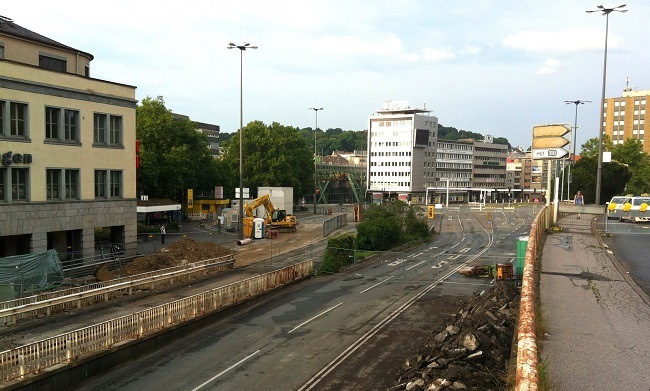 Wuppertal Döppersberg im Umbau