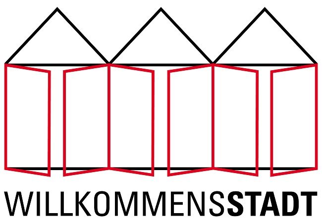 Logo Willkommensstadt