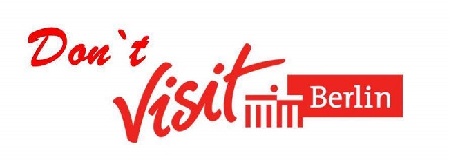 Umgestaltetes Logo "don`t visit berlin"